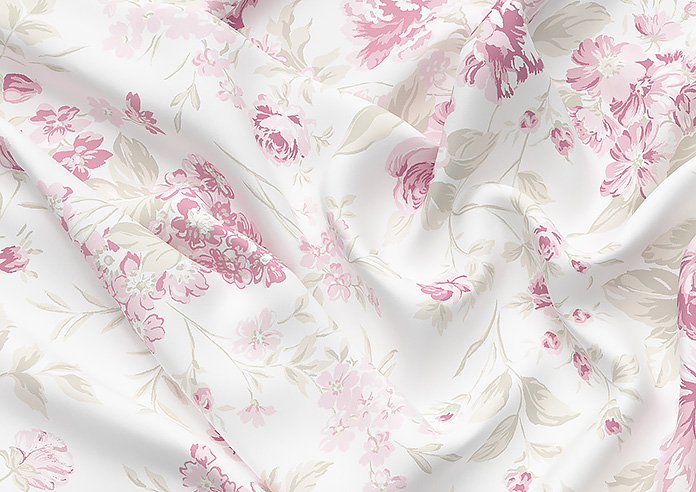 Shabby Chic by Rachel Ashwell Romantic Rose, Pink - Roman Blind - Image 4